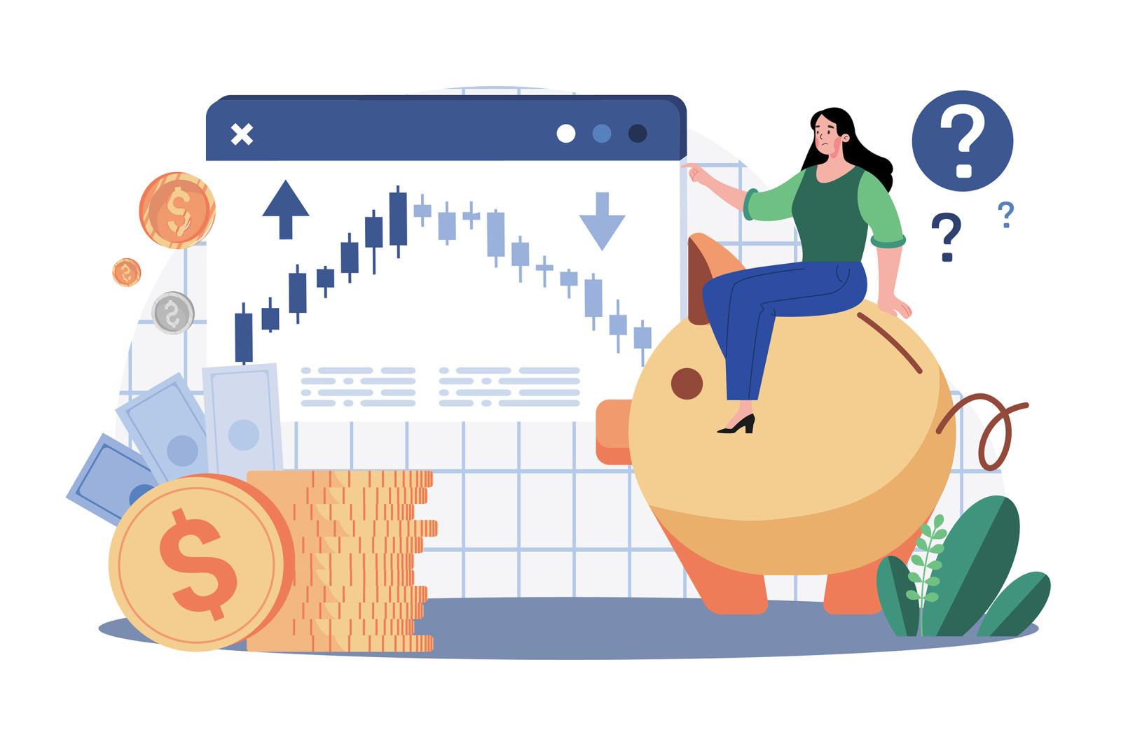 M642_Stock Market Illustration Pack M642_Stock Market Illustration Pack