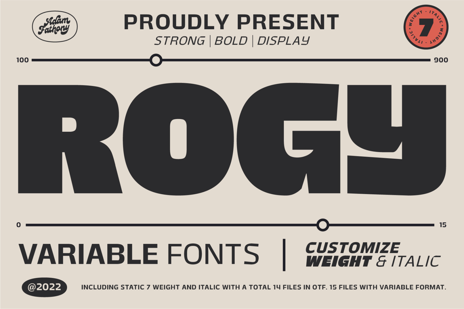Rogy Variable Fonts Rogy Variable Fonts