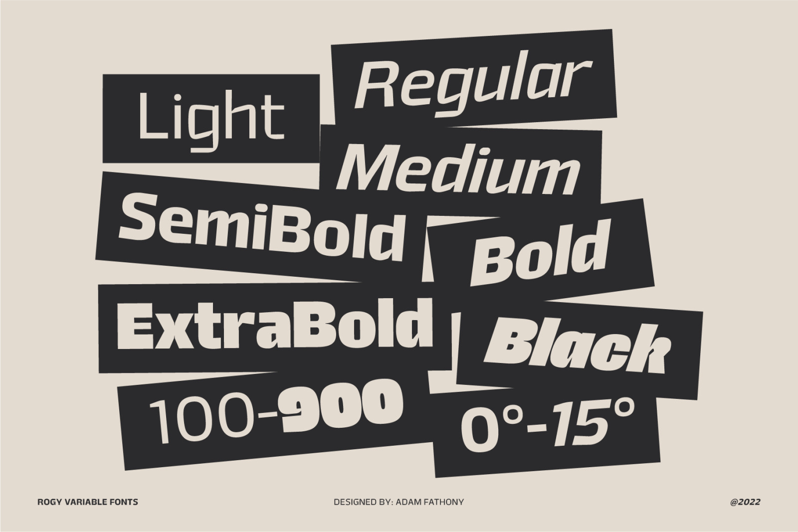 Rogy Variable Fonts Rogy Variable Fonts