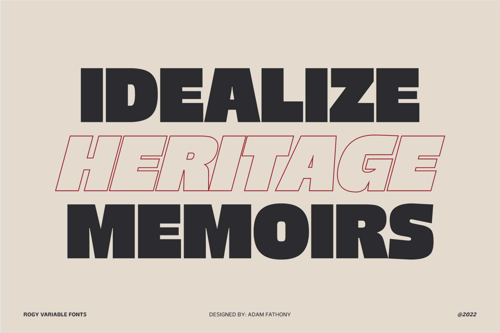 Rogy Variable Fonts Rogy Variable Fonts