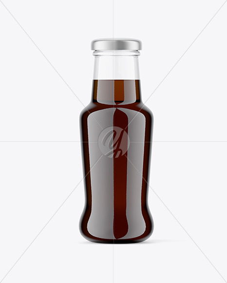 Soy Sauce Glass Bottle Mockup