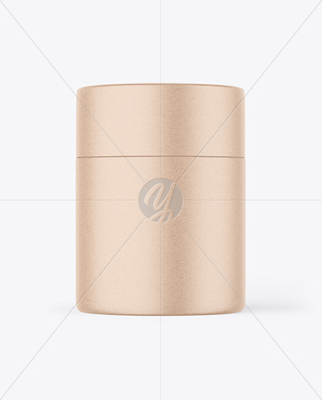 Kraft Paper Tube Mockup