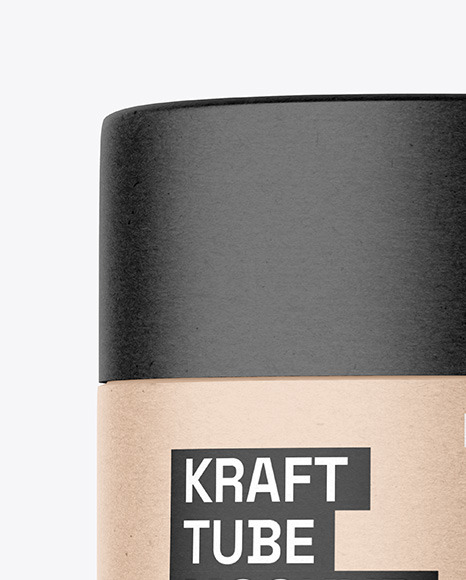 Kraft Paper Tube Mockup