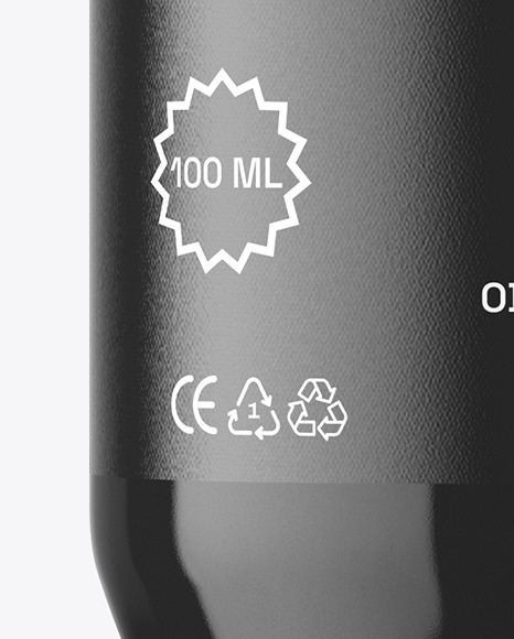 100ml Glossy Bottle with Pump Mockup 100ml Glossy Bottle with Pump Mockup