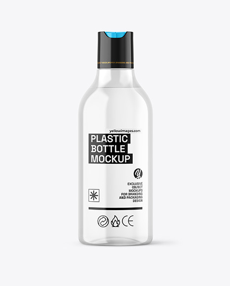 Clear Cosmetic Bottle Mockup