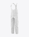 Work Overalls Mockup - Half Side View