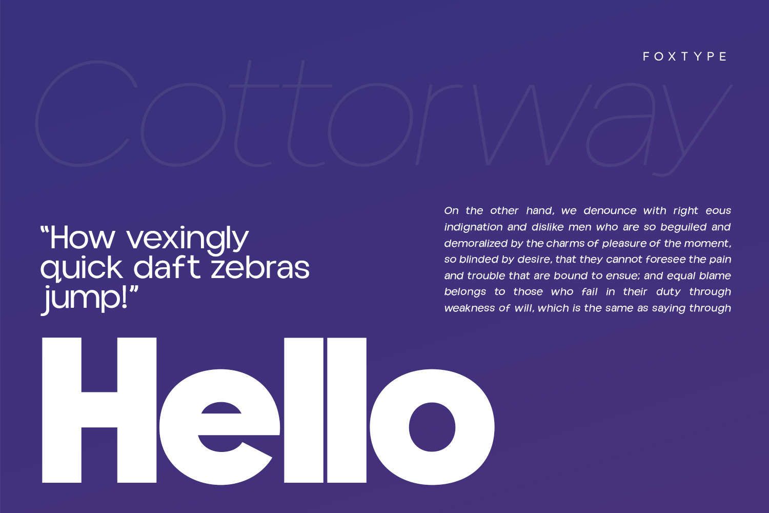 Cottorway Pro Display Typeface