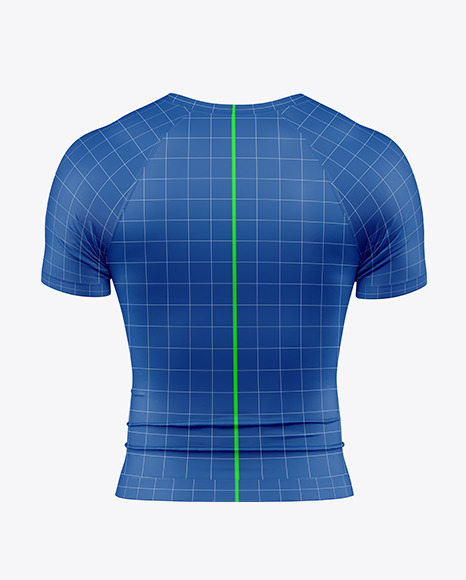 Men’s Compression T-Shirt Mockup - Back View