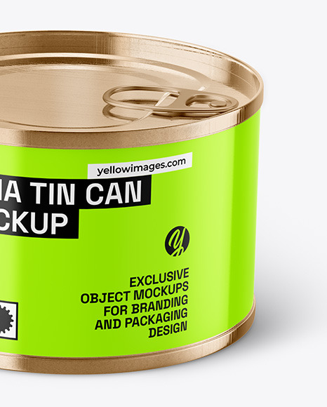 Two Tin Cans w/ Glossy Finish Mockup - Free Download Images High ...