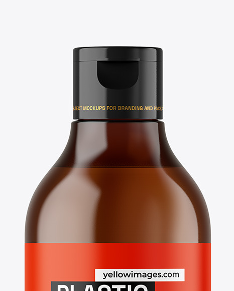 Amber Cosmetic Bottle Mockup Amber Cosmetic Bottle Mockup
