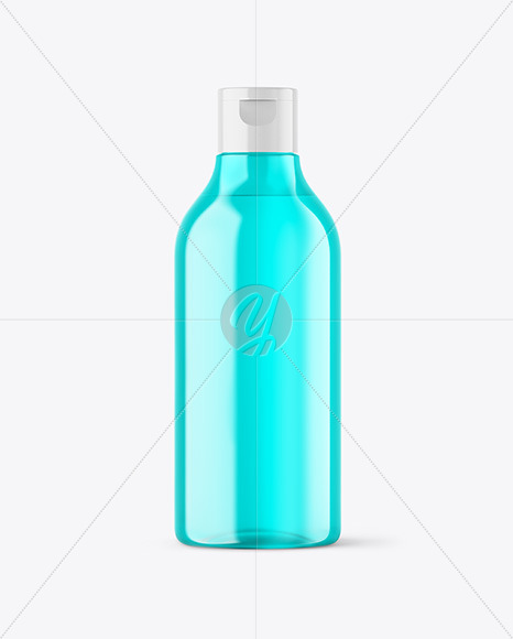 Color Plastic Cosmetic Bottle Mockup