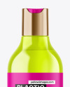 Color Plastic Cosmetic Bottle Mockup Color Plastic Cosmetic Bottle Mockup