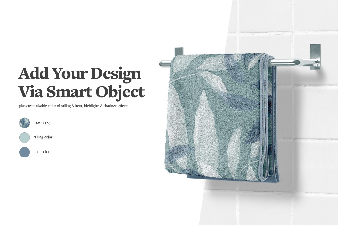 Bath Towel Mockup Bath Towel Mockup