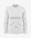 Women's Raglan Long Sleeve T-Shirt Mockup