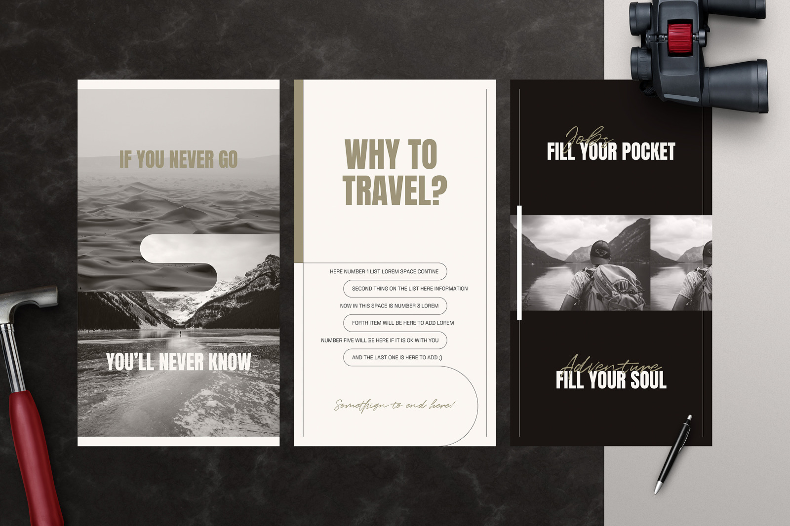 The Traveller Social Media Templates