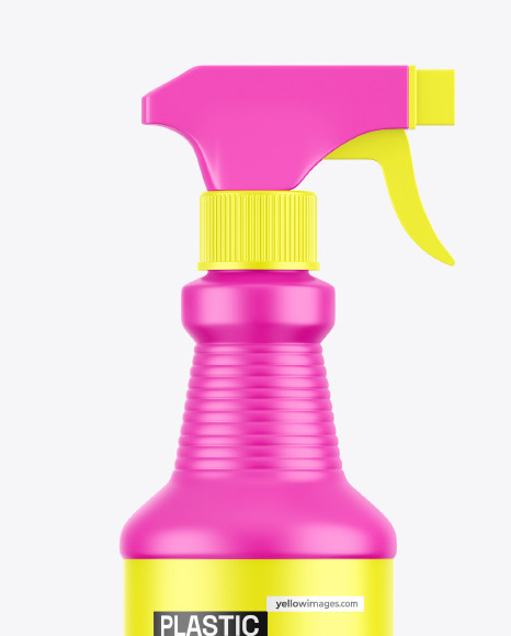 Trigger Spray Bottle Mockup