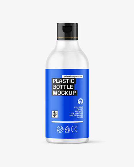 Frosted Cosmetic Bottle Mockup