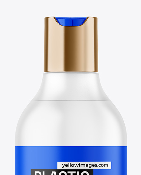 Frosted Cosmetic Bottle Mockup