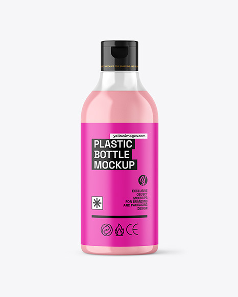 Clear Liquid Soap Cosmetic Bottle Mockup