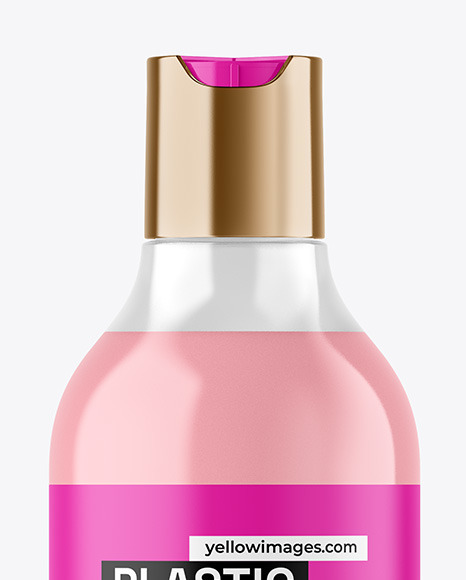 Clear Liquid Soap Cosmetic Bottle Mockup