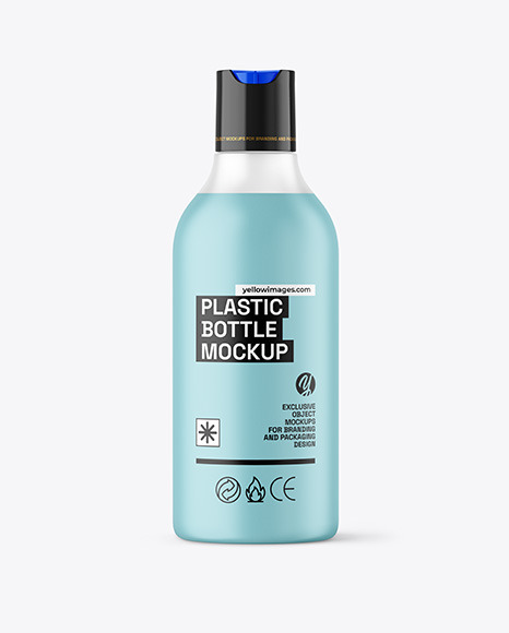 Frosted Liquid Soap Cosmetic Bottle Mockup