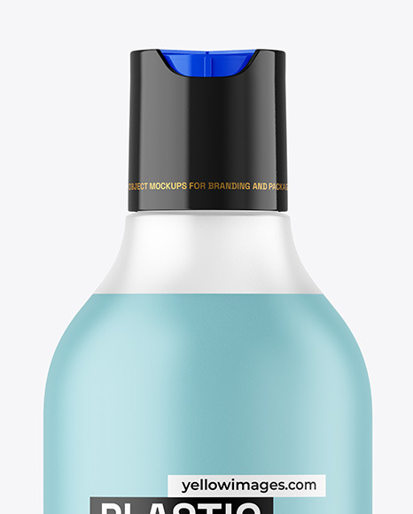 Frosted Liquid Soap Cosmetic Bottle Mockup