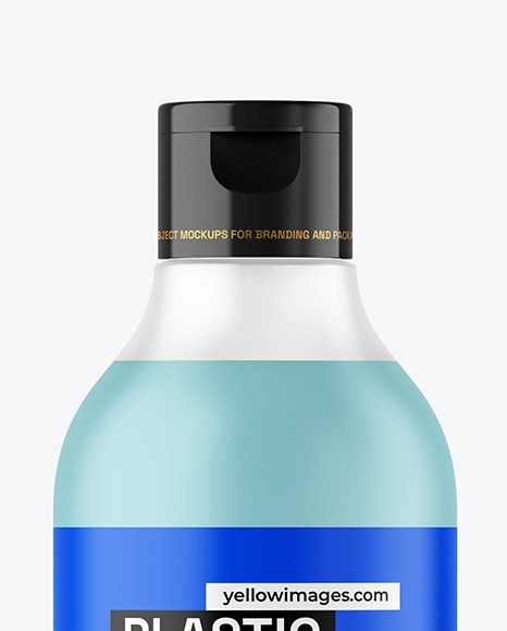 Frosted Liquid Soap Cosmetic Bottle Mockup