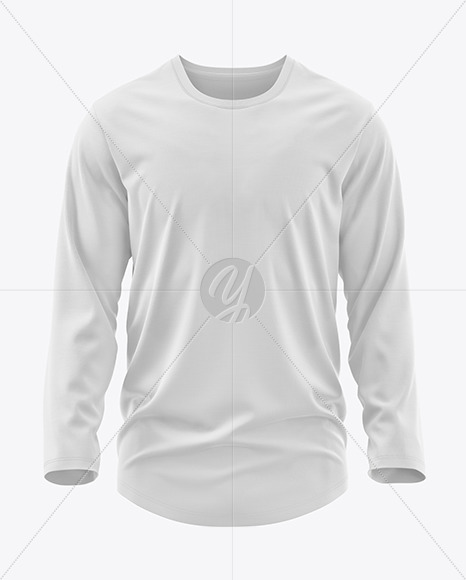 Men’s Long Sleeve T-Shirt Mockup