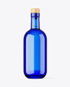 Colored Glass Bottle Mockup