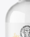 Clear Glass Vodka Bottle Mockup Clear Glass Vodka Bottle Mockup