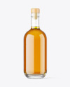 Clear Glass Whiskey Bottle Mockup Clear Glass Whiskey Bottle Mockup