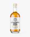 Clear Glass Whiskey Bottle Mockup Clear Glass Whiskey Bottle Mockup