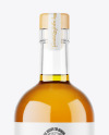 Clear Glass Whiskey Bottle Mockup Clear Glass Whiskey Bottle Mockup