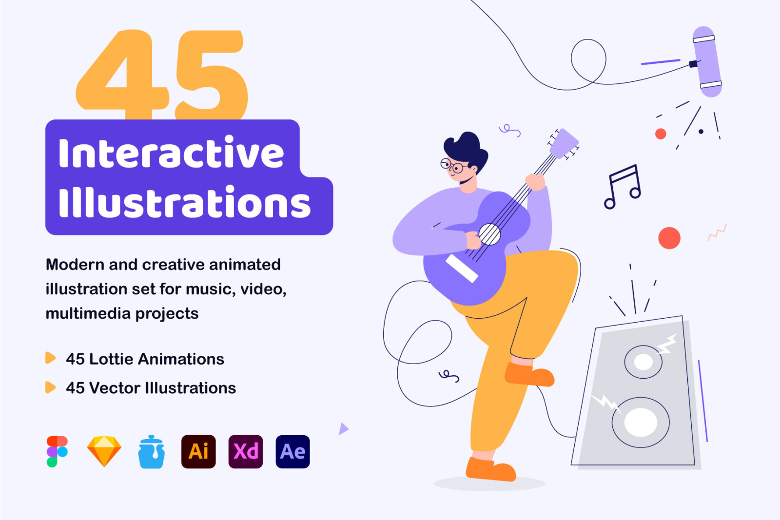 45 Animated Interactive Illustration