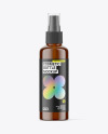 Amber Cosmetic Spray Bottle Mockup