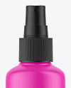 Matte Cosmetic Spray Bottle Mockup