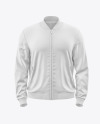 Men's Zipped Bomber Jacket Mockup