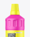 Matte Plastic Bottle Mockup