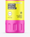 Matte Plastic Bottle Mockup