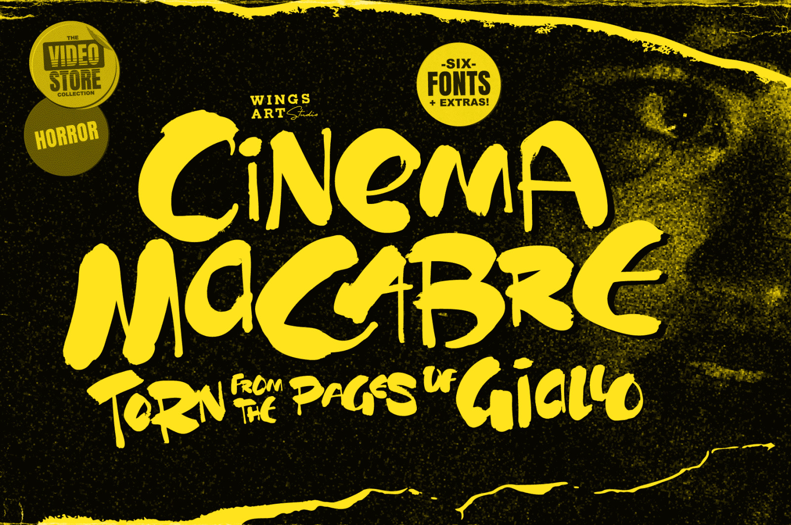 Cinema Macabre: Horror Fonts Torn from the Pages of Giallo Cinema Macabre: Horror Fonts Torn from the Pages of Giallo
