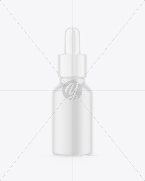 Matte Dropper Bottle Mockup