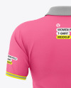 Women's Polo T-Shirt Mockup - Back View