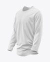 Men’s Long Sleeve T-Shirt Mockup