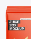 Carton Juice Box Mockup