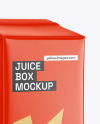 Carton Juice Box Mockup