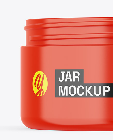 Glossy Jar Mockup