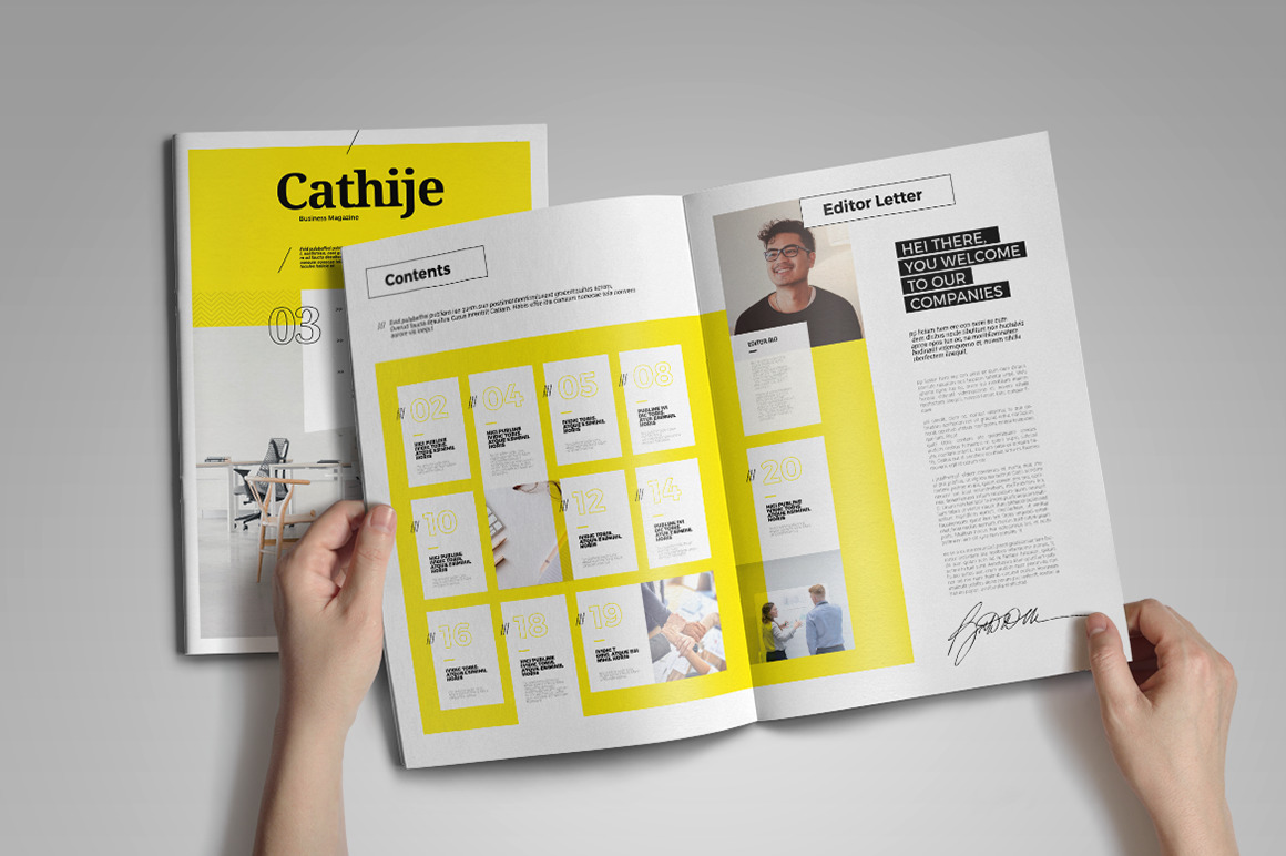 Cathije - Business Magazine Template Cathije - Business Magazine Template