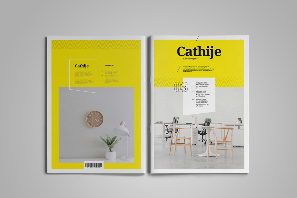 Cathije - Business Magazine Template Cathije - Business Magazine Template