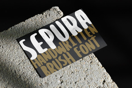 Sepura Font - Font brush