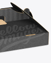 Kraft Pizza Box w/ Handle Mockup